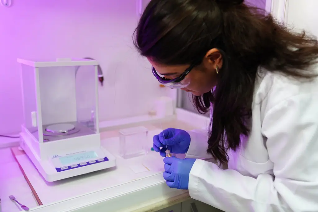 Araştırma laboratuvarı görünümü