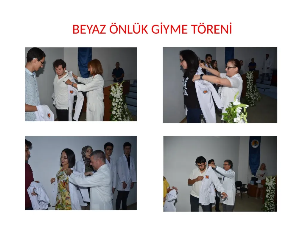 Slayt 47: Beyaz önlük giyme töreni