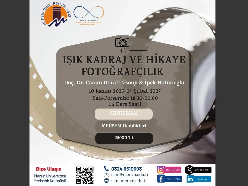 Işık Kadraj ve Hikaye Fotoğrafçılık Atölyesi