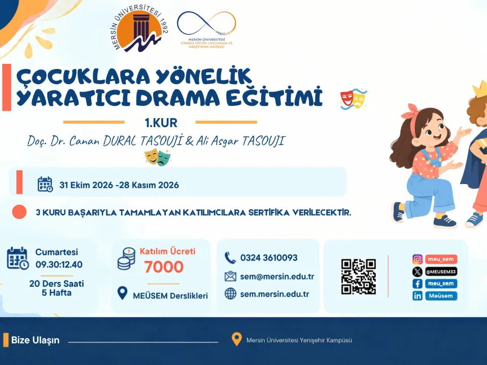 Çocuklara Yönelik Yaratıcı Drama Eğitimi