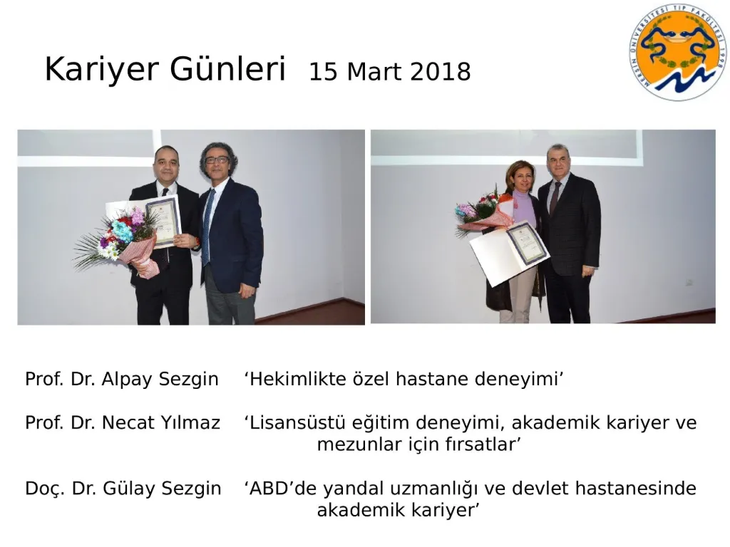 Slayt 77: Kariyer Günleri (15 Mart 2018)