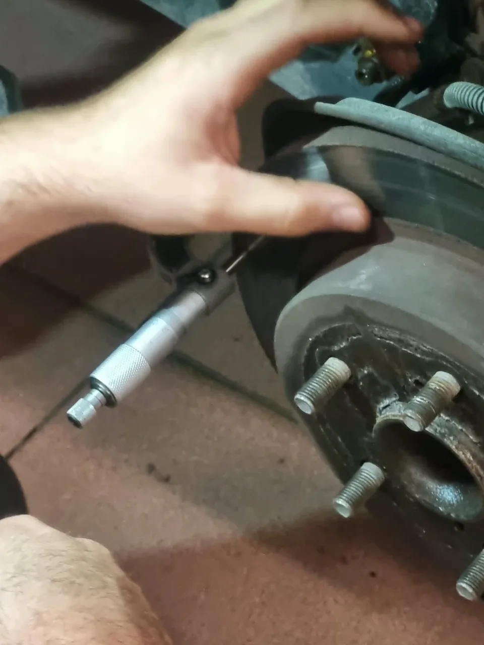Brake disc inspection