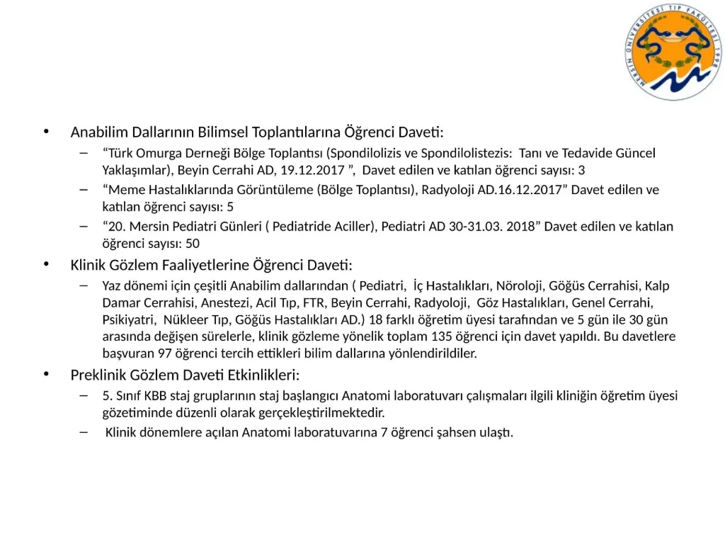 Slayt 67: AFGÖK: bilimsel toplantılar ve gözlem etkinlikleri