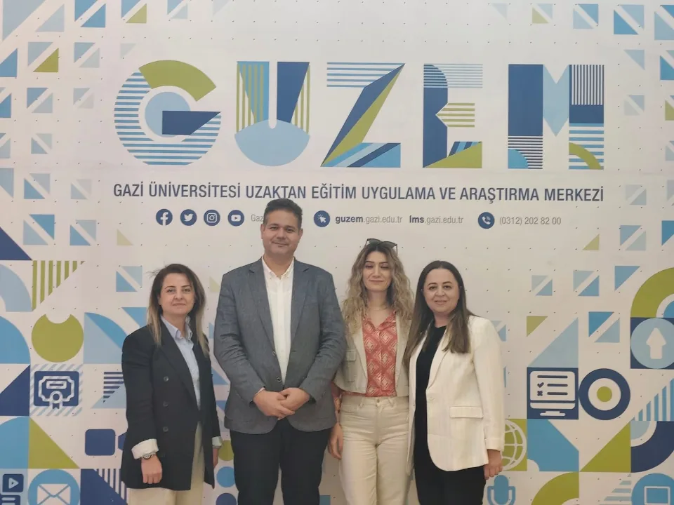 Gazi Üniversitesi Uzaktan Eğitim Uygulama ve Araştırma Merkezi ziyareti