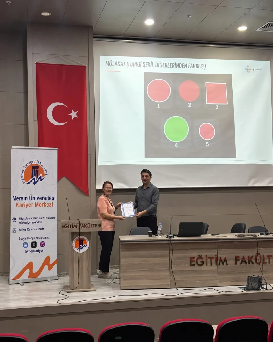 Mersin Üniversitesi Kariyer Merkezi ile Sağlık Bilimleri Fakültesi iş birliğinde, Ebelik Bölümü öğrencilerine yönelik “İş Hayatına Hazırlık Atölyesi” 