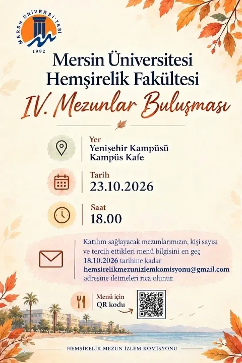Mersin University School of Nursing 4th Alumni Reunion