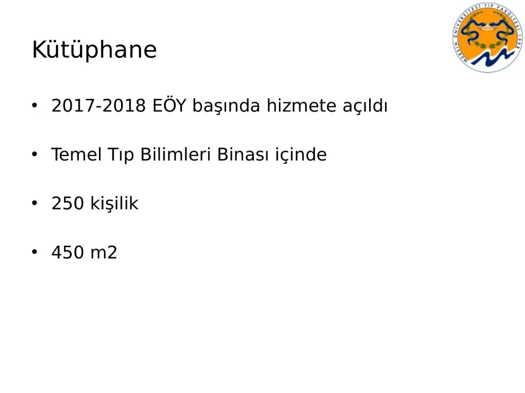 Slayt 45: Kütüphane