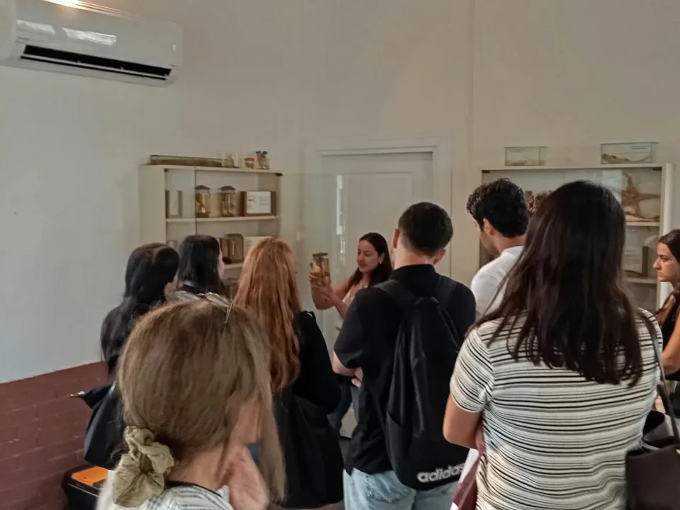 Biyoloji ve çevre bölümü öğrencileri müzemizi gezdi