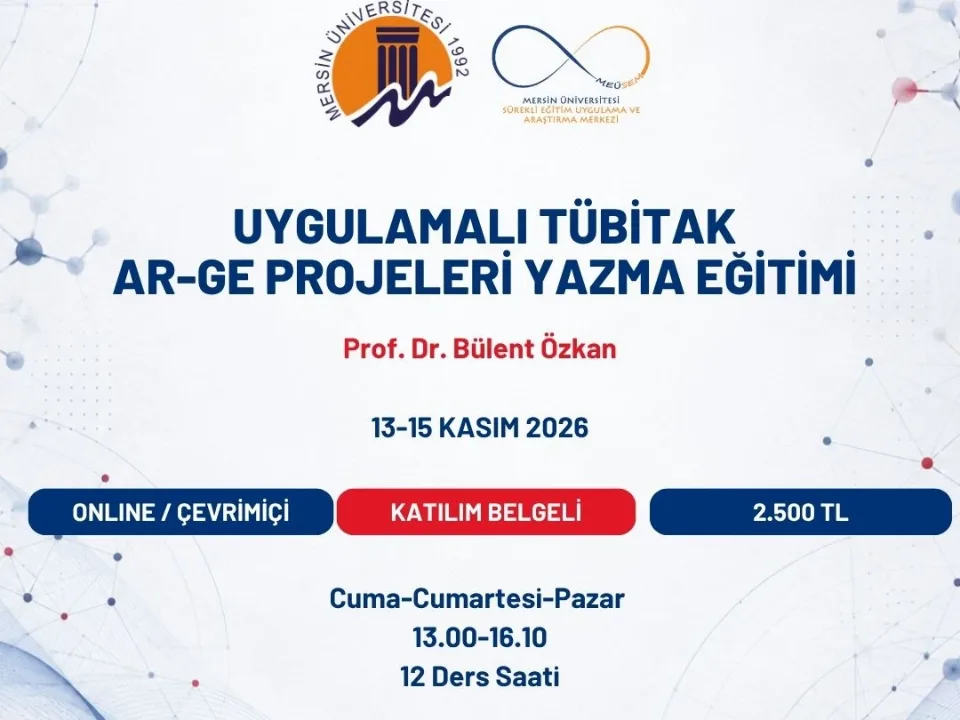 Uygulamalı TÜBİTAK AR-GE Projeleri Yazma Eğitimi