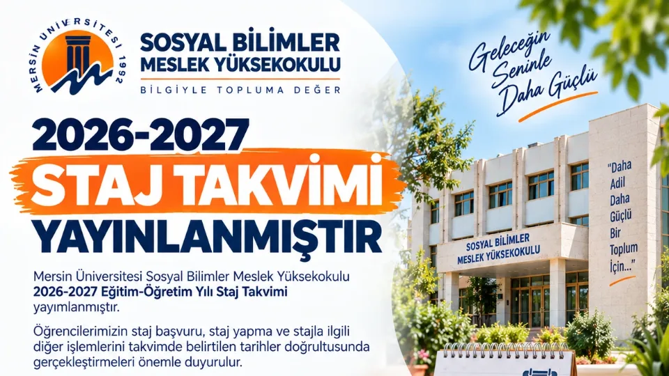 2026-2027 Staj Takvimi