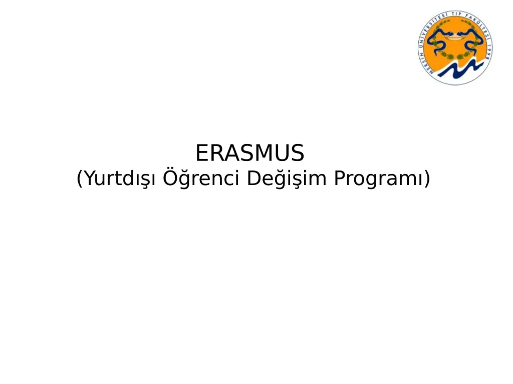 Slide 8: ERASMUS: international student exchange programme