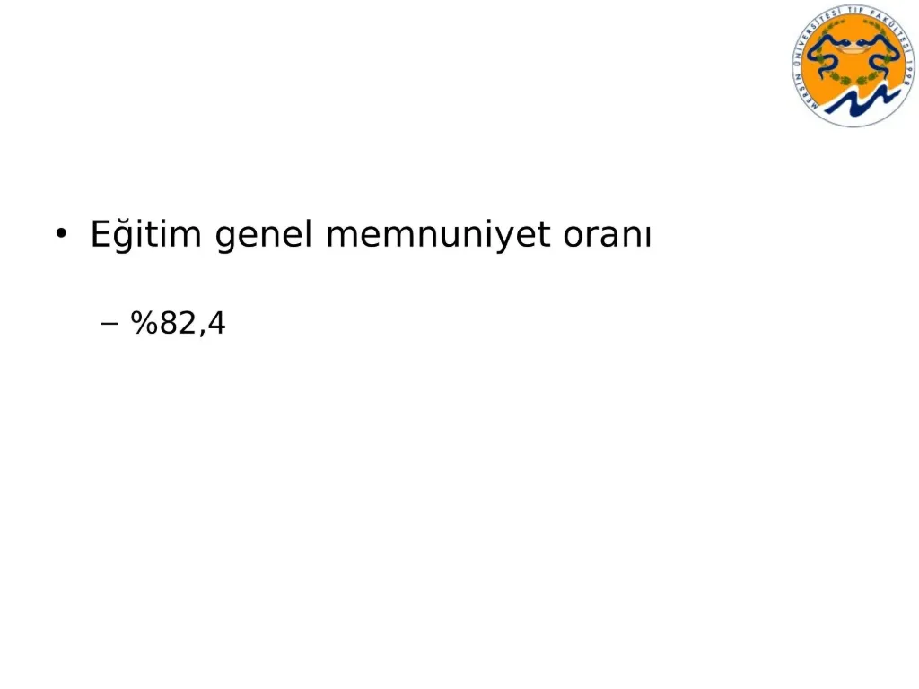 Slayt 40: Dönem V genel memnuniyet oranı